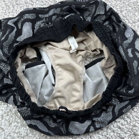 Lululemon Tracker Short Mini Warp White Black - Picture 8 of 14